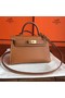Hermes Kelly Mini II Handmade Bag In Gold Epsom Leather Replica