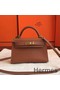 Hermes Kelly Mini II Handmade Bag In Gold Swift Calfskin Replica