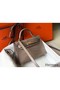 Hermes Kelly Mini II Handmade Bag In Grey Crocodile Embossed Leather Replica