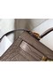 Hermes Kelly Mini II Handmade Bag In Grey Crocodile Embossed Leather Replica