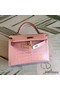 Hermes Kelly Mini II Handmade Bag In Nude Alligator Crocodile Replica