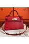 Hermes Kelly Mini II Handmade Bag In Red Epsom Leather Replica