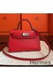 Hermes Kelly Mini II Handmade Bag In Red Swift Calfskin Replica