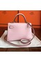 Hermes Kelly Mini II Handmade Bag In Rose Dragee Swift Calfskin Replica