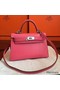 Hermes Kelly Mini II Handmade Bag In Rose Lipstick Chevre Leather Replica