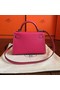 Hermes Kelly Mini II Handmade Bag In Rose Tyrien Epsom Leather Replica