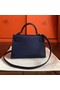 Hermes Kelly Mini II Handmade Bag In Sapphire Epsom Leather Replica