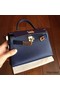 Hermes Kelly Mini II Handmade Bag In Sapphire Epsom Leather Replica