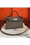 Hermes Kelly Mini II Handmade Bag In Taupe Epsom Leather Replica
