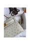 Hermes Kelly Mini II Sellier Handmade Bag In Beton Ostrich Leather Replica