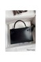 Hermes Kelly Mini II Sellier Handmade Bag In Black Box Calfskin Replica