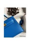 Hermes Kelly Mini II Sellier Handmade Bag In Blue Hydra Chevre Mysore Leather Replica