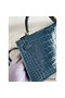 Hermes Kelly Mini II Sellier Handmade Bag In Blue Jean Shiny Alligator Leather Replica