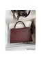 Hermes Kelly Mini II Sellier Handmade Bag In Bordeaux Epsom Calfskin Replica