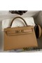 Hermes Kelly Mini II Sellier Handmade Bag In Chai Epsom Calfskin Replica