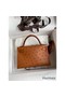 Hermes Kelly Mini II Sellier Handmade Bag In Gold Ostrich Leather Replica