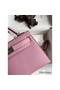 Hermes Kelly Mini II Sellier Handmade Bag In Mauve Sylvestre Epsom Calfskin Replica
