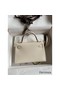 Hermes Kelly Mini II Sellier Handmade Bag In Nata Chevre Mysore Leather Replica