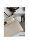 Hermes Kelly Mini II Sellier Handmade Bag In Nata Chevre Mysore Leather Replica