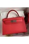 Hermes Kelly Mini II Sellier Handmade Bag In Piment Epsom Calfskin Replica