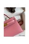 Hermes Kelly Mini II Sellier Handmade Bag In Rose Confetti Chevre Mysore Leather Replica
