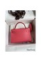 Hermes Kelly Mini II Sellier Handmade Bag In Rose Lipstick Chevre Mysore Leather Replica
