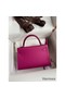 Hermes Kelly Mini II Sellier Handmade Bag In Rose Purple Epsom Calfskin Replica