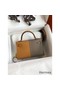 Hermes Kelly Mini II Sellier Tri-color Bag In Taupe/Sesame/Blue Nuit Epsom Calfskin Replica