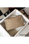 Hermes Kelly Pochette Bag In Gris Tourterelle Epsom Leather Replica