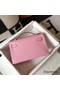 Hermes Kelly Pochette Bag In Mauve Sylvestre Epsom Leather Replica