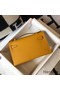 Hermes Kelly Pochette Bag In Yellow Epsom Leather Replica
