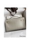 Hermes Kelly Pochette Handmade Bag In Beton Matte Alligator Leather Replica