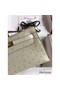 Hermes Kelly Pochette Handmade Bag In Beton Ostrich Leather Replica