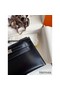 Hermes Kelly Pochette Handmade Bag In Black Box Calfskin Replica