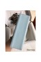Hermes Kelly Pochette Handmade Bag In Blue Brume Swift Calfskin Replica