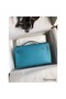 Hermes Kelly Pochette Handmade Bag In Blue du Nord Swift Calfskin Replica