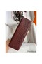 Hermes Kelly Pochette Handmade Bag In Bordeaux Ostrich Leather Replica