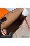 Hermes Kelly Pochette Handmade Bag In Chai Lizard Skin Replica