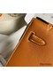 Hermes Kelly Pochette Handmade Bag In Gold Swift Calfskin Replica