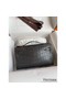 Hermes Kelly Pochette Handmade Bag In Graphite Matte Alligator Leather Replica