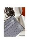 Hermes Kelly Pochette Handmade Bag In Gris Agate Ostrich Leather Replica