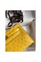 Hermes Kelly Pochette Handmade Bag In Jaune Ambre Ostrich Leather Replica