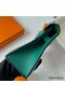 Hermes Kelly Pochette Handmade Bag In Malachite Swift Calfskin Replica