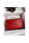 Hermes Kelly Pochette Handmade Bag In Red Ostrich Leather Replica