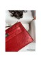 Hermes Kelly Pochette Handmade Bag In Red Ostrich Leather Replica