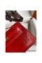 Hermes Kelly Pochette Handmade Bag In Red Shiny Alligator Leather Replica
