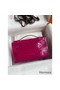 Hermes Kelly Pochette Handmade Bag In Rose Scheherazade Shiny Alligator Leather Replica