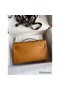 Hermes Kelly Pochette Handmade Bag In Sesame Ostrich Leather Replica