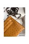 Hermes Kelly Pochette Handmade Bag In Sesame Ostrich Leather Replica
