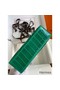 Hermes Kelly Pochette Handmade Bag In Vert Emerald Shiny Alligator Leather Replica